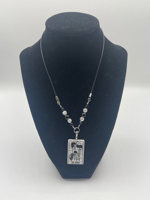 Cat Tarot Card (Major Arcana) Necklace
