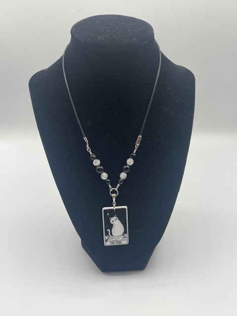 Cat Tarot Card (Major Arcana) Necklace