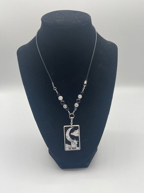Cat Tarot Card (Major Arcana) Necklace