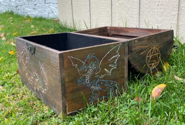 Round Top Dragon Chest