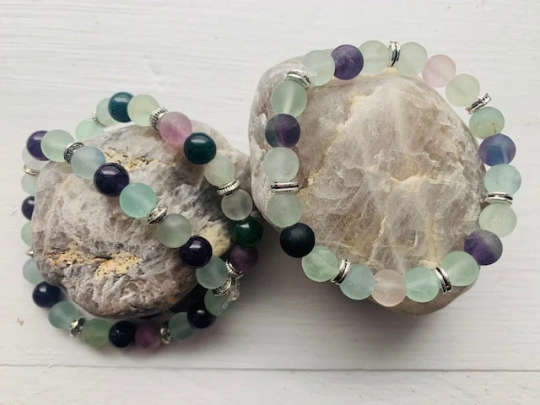 Fluorite Beaded Bracelets