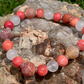 Pink, Red, & Clear Quartz with Cracked Agate Beaded Bracelet Collection