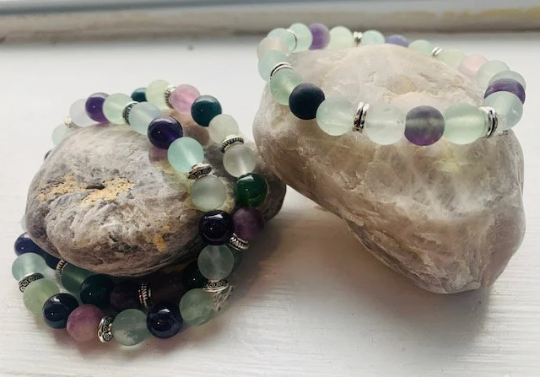 Fluorite Beaded Bracelets