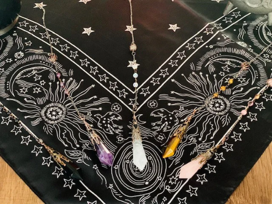 Antique Styled Crystal Pendulums