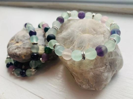 Fluorite Beaded Bracelets