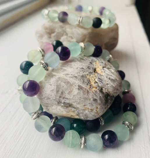 Fluorite Beaded Bracelets