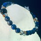 Lapis Lazuli & Blue Goldstone Beaded Bracelet