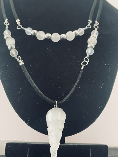 Selenite Layered Necklace