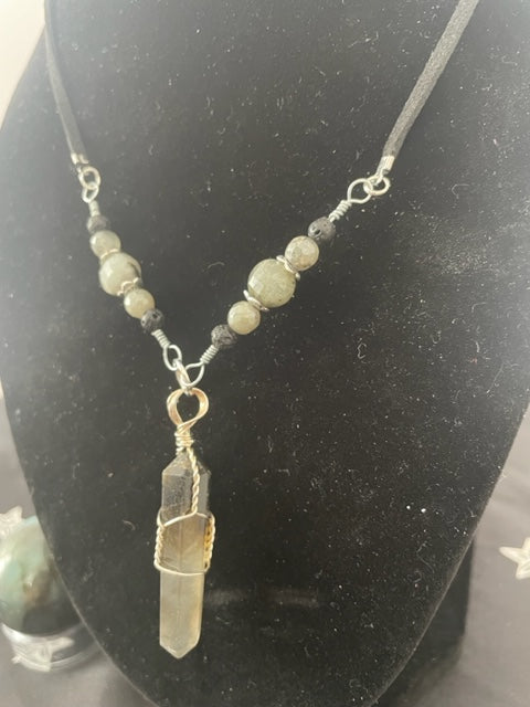 Quartz Mixed Pendant Necklace