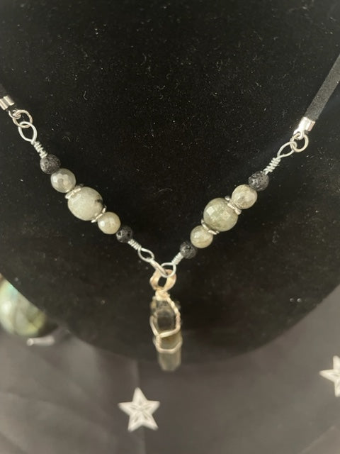 Quartz Mixed Pendant Necklace