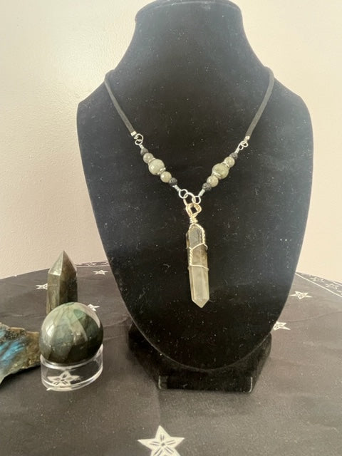 Quartz Mixed Pendant Necklace