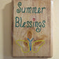 Summer Blessings Plaque
