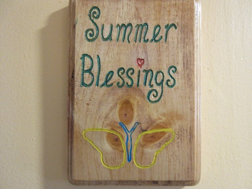 Summer Blessings Plaque