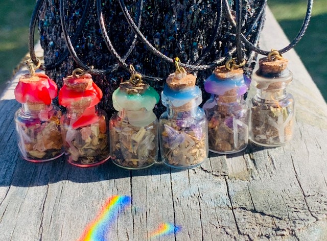 Mini Spell Jar Necklaces