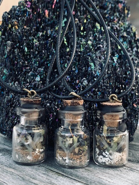 Mini Spell Jar Necklaces