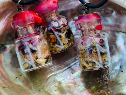 Mini Spell Jar Necklaces