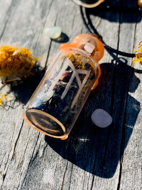 Emotional Healing Spell Jar Necklaces